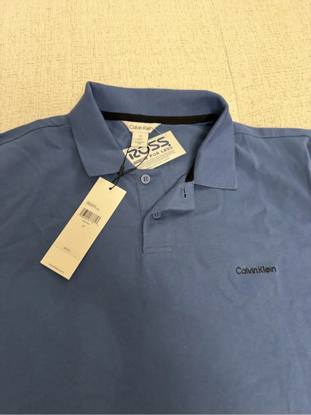 Calvin Klein Men’s Indigo Blue Polo Shirt